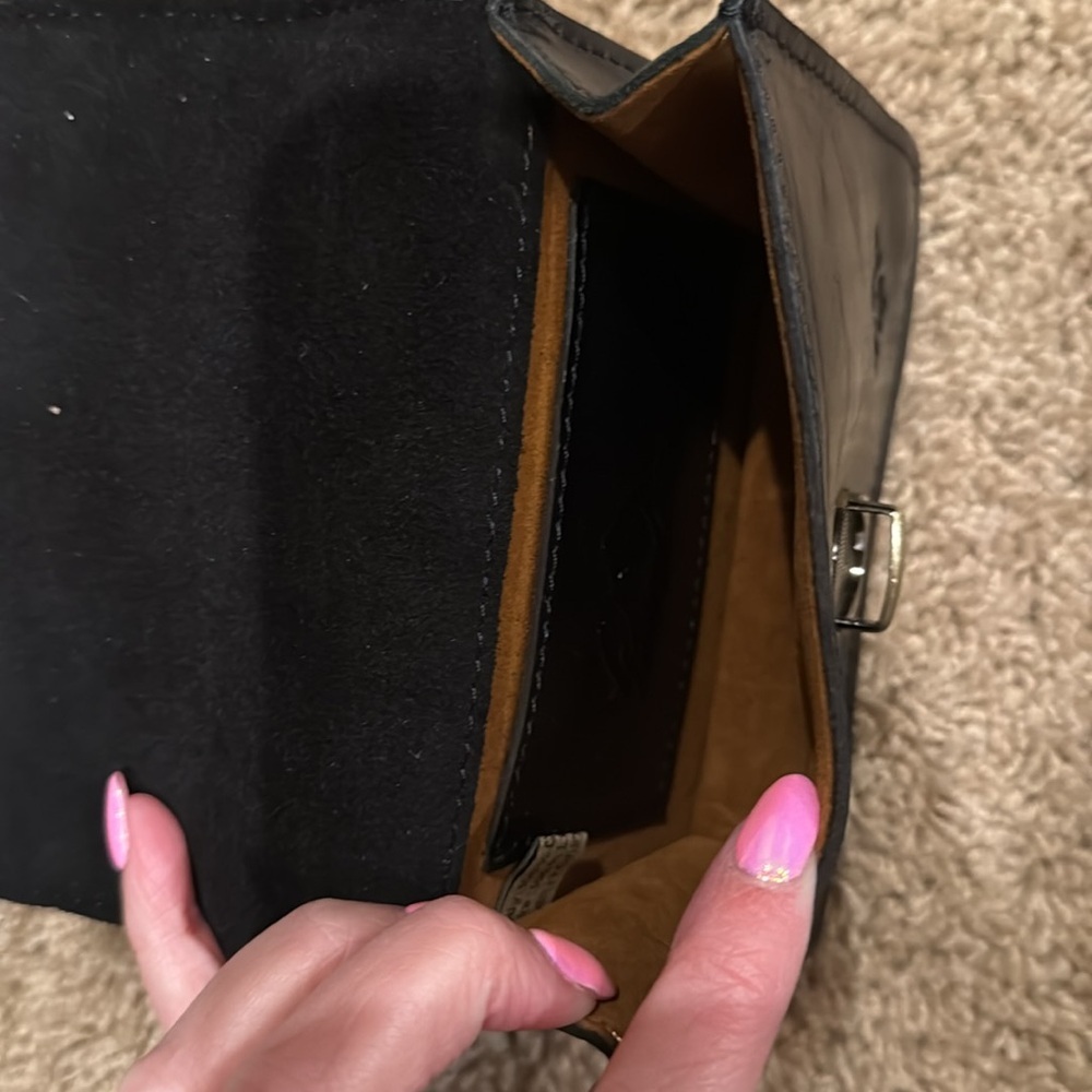 Patricia Nash Key Fob wallet coin purse Patricia Nash leopard black - Picture 2 of 3